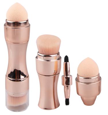 China Unique Design Beauty Equipment 3 in1 Brushes Cosmetic Multifunctional Facial Cleansing Brush Set for sale