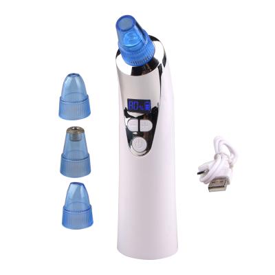 China USB Rechargeable Electric Acne Remover Facial Massager Black Head Blackhead Removal Vacuum for sale