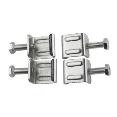 China Stainless Steel Galvanized Steel Plated Duct Clamp G Clamps For Ventilation System for sale