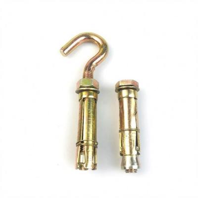 China Heavy Duty Anchor 3 Pcs Anchor Hook Heavy Duty Galvanized Shield Anchor Fasten Bolt With Eye Bolt for sale