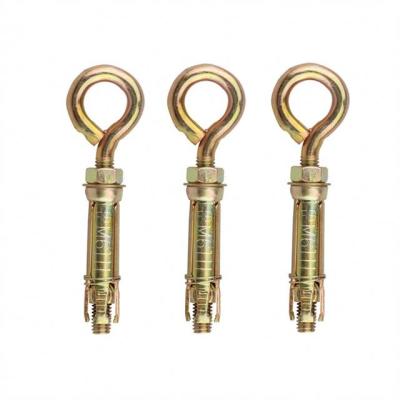 China Steel Heavy Duty Wall Anchor Shield Anchors 4Pcs Fix Bolts With Eye Bolt for sale