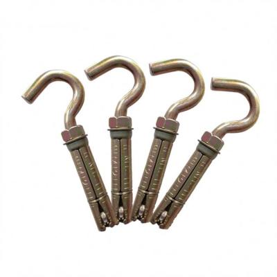 China Steel 3 Pcs Fix Bolts Full Shield Expansion Fix Anchor Bolt With Hook Galvanized 3 Pcs Fix Bolt With Hook for sale