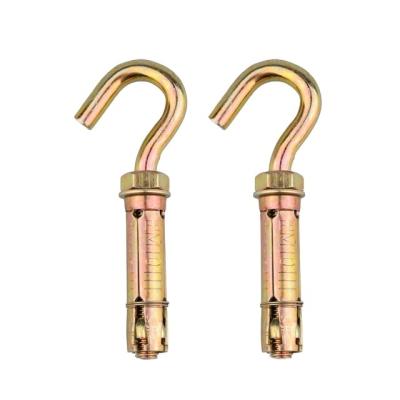 China Sheep Eye Hook Anchor Bolt Ring Expansion Bolt Electroplated Color Zinc Steel Open Hook Bolts for sale