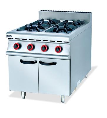 China Smoothtop Stainless Steel 4,6,8 Burner Gas Range Commercial Stove Combination Gas and Electric Oven for sale