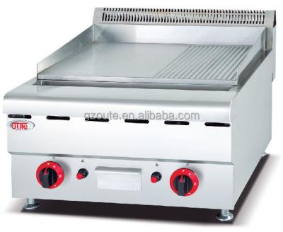 China Commercial Fast Food Hotel and Restaurant Counter Top Gas Griddle for sale