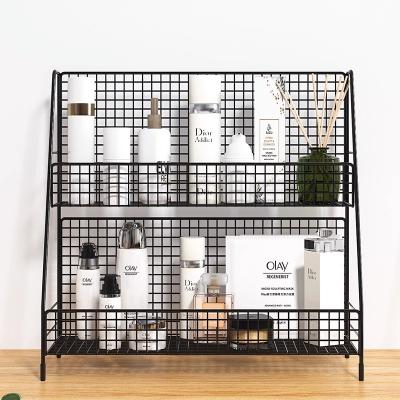 China Viable Wholesale Multi-Layer Cosmetic Dormitory Dressing Table Storage Desktop Rack for sale