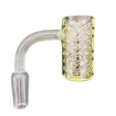 China Popular 14mm Quartz Male High Fashion Transparent Glass Sausage Sausage With High Quality For Smoking for sale