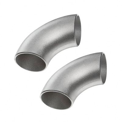 China National standard high quality 3A stainless steel extended elbow of high durability 90 degree elbow production customization for sale