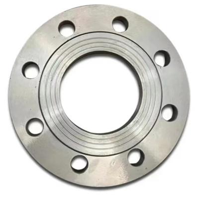 China Machinery All Size Custom Stainless Steel Fittings Slip On Plate Flanges Carbon Steel Single Weld Flange For Oil Gas Pipeline for sale