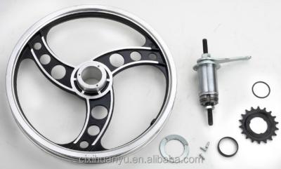 China ALLOY Aluminum Alloy Inline Wheel 16 Inch Forged Alloy With Coaster Brake Wheel for sale