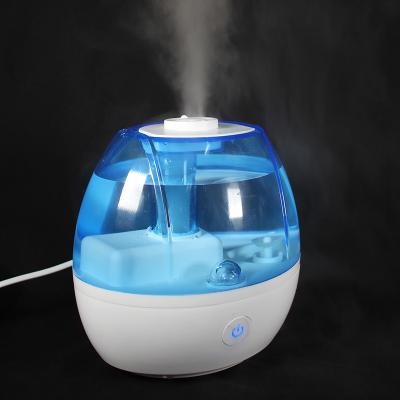 China New Arrived Hotel LED Light Ultrasonic Humidifier for Bedroom,Room Electric Aroma Mist Air Humidifier Cool Diffuser for sale