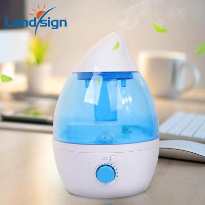 China Hotel Ultrasonic Cool Mist Humidifier - Personal Humidifier for Bedroom/Living Room/Baby with Night Light for sale