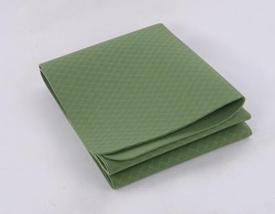 China Non-slip Eco-Friendly Foldable Yoga Matt Travel Mat Fitness Non-Slip Wholesale Exercise Band for sale