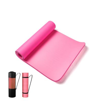 China Hot Selling Non Slip Fitness Eco Friendly Workout 1/4 Inch Pro Anti Slip Tape Layer. thick double yoga mat for sale