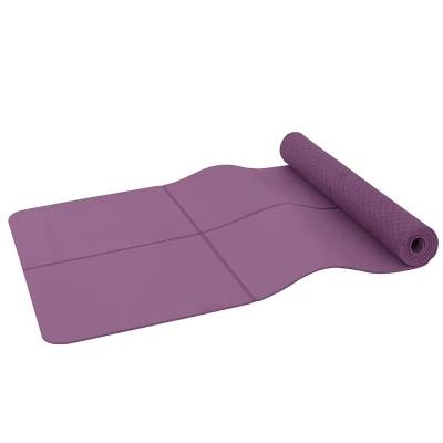 China Wholesale Eco Friendly Non Slip Fitness Exercise Travel Non Slip Foldable Recycleable Tape Yoga Mats for sale