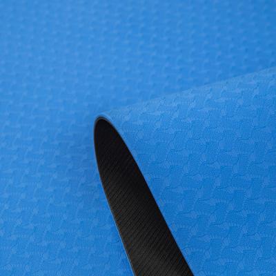 China Double Layer Non Slip Eco Friendly Natural Rubber Bottom Anti Slip Tape Yoga Mat for sale