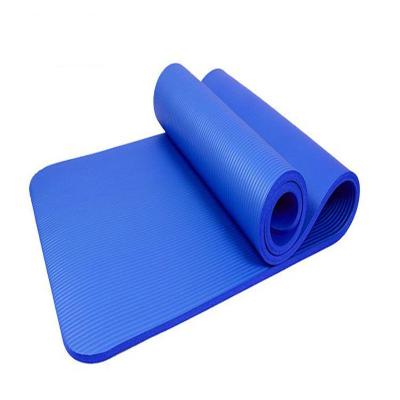 China Non-slip Lightweight High Density Eco-Friendly NBR Yoga Mat Gym for sale