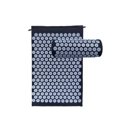 China Eco-Friendly Acupressure Mat And Pillow Wholesale Black Body Massager for sale