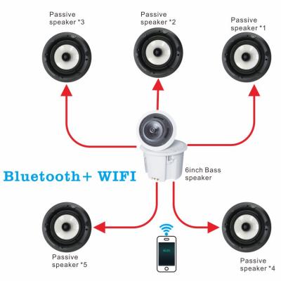 China EZCast WiFi Speaker (MINI,HIF WIFI Desktop Wall Mounted Ceiling Speaker) Home Theater 2.1 & 5.1 BLUE Wireless WIFI Speaker for sale