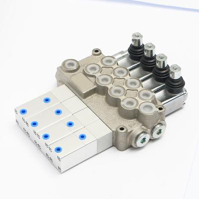 China DCV40-401 4 Coil Steel Custom Solenoid Hydraulic Directional Valve Hydraulic Manual Directional Valve for sale