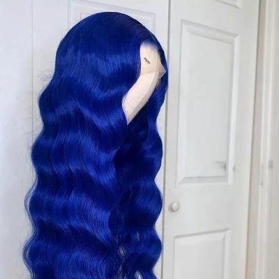 China Indian 100% Natural Wholesale Cheap Glueless Body Wave Long Straight, HD Transparent Lace Front Virgin Human Hair Wig for sale