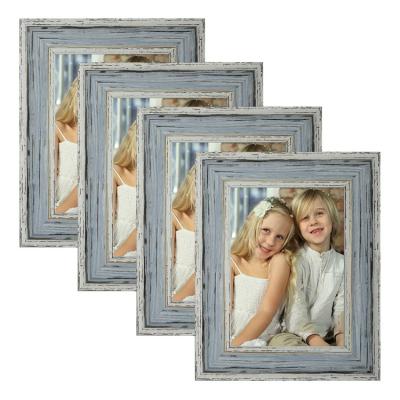 China Countryhouse 4x6 Family Gray White Picture Frames Rustic Frames Retro 4x6 Picture Frames for sale