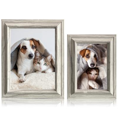 China Wind Rustic Instituto Office Contracted Supply Items 6, 7 8 Inch A4 Dog And Cat Pet Photo Frame for sale