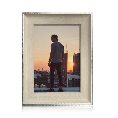 China Fashionable Photo Frame PS Frame For A4 Customiziton Pictures Wall Hanging Decor Standing On Table for sale