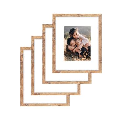 China New iRahmen Classic/Postmodern Rustic Picture Frames 2 Pack 11x14 Each View with 2 8x10 Display Mats or Five 4x6 Photos with Mat and 11x14 Picture for sale