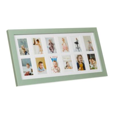 China Rustic MDF Collage Frames For Baby Kids Show 4x6 Inch Photos for sale