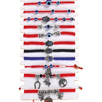 China CLASSIC Eye Fatima Fashion Beaded Bracelet for sale