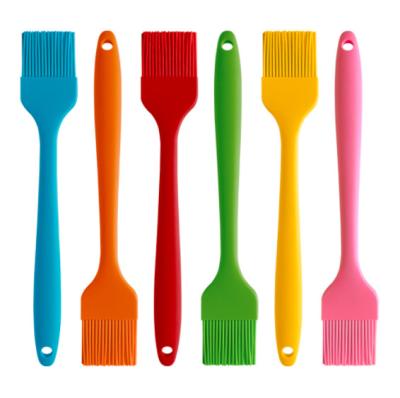 China Viable Oil Brush Silicone Basting Heat Resistant Pastry Brushes for Grilling Cooking Baking Marinating Baking for sale