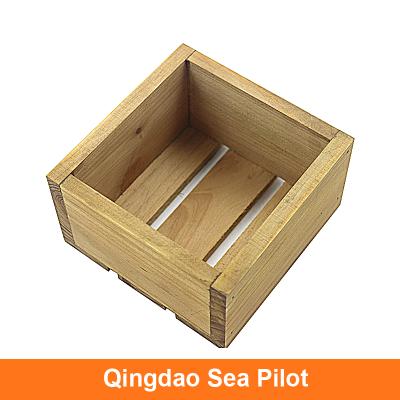 China Wholesale Viable Antique Small Square Wooden Planter Boxes for sale