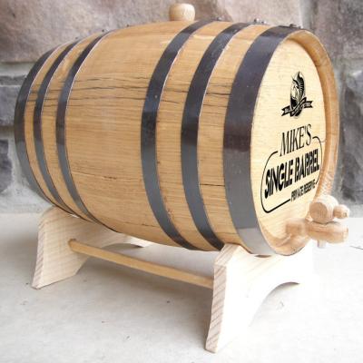 China Custom Beer Volume Personalized Beverage Wine Aging Kit The Complete DIY Whiskey Oak Wooden Wine Barrel for sale