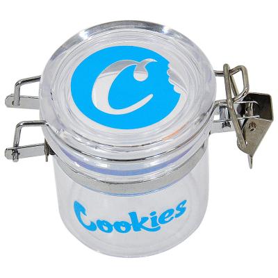 China Household Products Storage Jar Glass Cookies Press Cover Seal Glass Jar Dustproof Food Storage Jars for sale