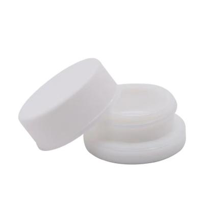 China White Child Proof Cosmetic Jars Airtight Sealed Glass Jar 9ml Eye Cream Glass Jar for sale