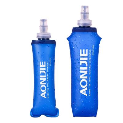 China AONIJIE SD09 SD10 Foldable High Quality Sports Water Bottle TPU Outdoor Drinking Bag For Running Backpack BPA Free Portable Soft Flask for sale