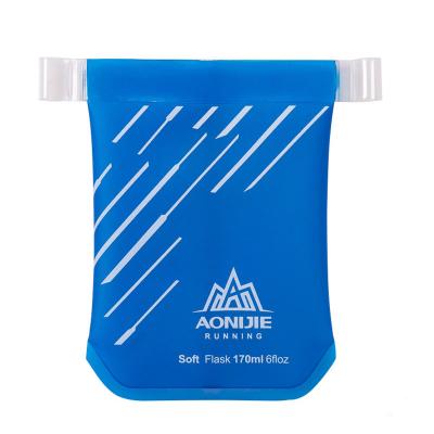 China Outdoor Accessories AONIJIE BPA Free Soft Hike Sports Water Cup Bag TPU Running Reusable Folding Water Bag SD22 170ML for sale