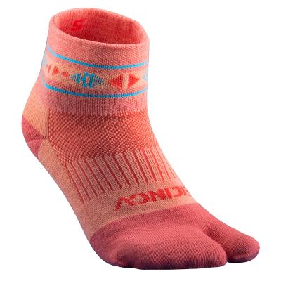 China New Design Breathable Winter Sport Two Finger Warm Socks 2pair/set Men Women Outdoor RunningTowel Non-slip Tube Socks AONIJIE E4805 for sale