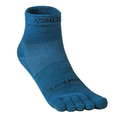 China New AONIJIE E4109S Breathable Running Cycling Rise Toe Ankle Socks Coolmax Mountain Boots Outdoor Breathable Sports Five-finger Socks for sale