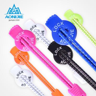 China From Factory Directly Round High Quality Running Laces AONIJIE Mounting Fluorescent Elastic Laces Working Mounting Belts For Shoes for sale