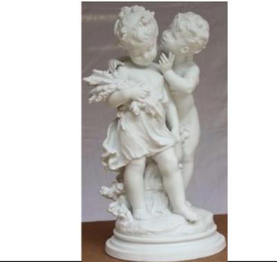 China Mid Century Children Life Size Marble Statue For Indoor And Outdoor for sale