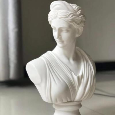 China Mid Century In Stock Beautiful Beautiful Woman Bust Sculptures Marble Bust Lady for sale