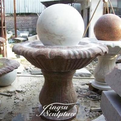 China Modern Home Decoration Sphere Granite Decorative Fountain for sale