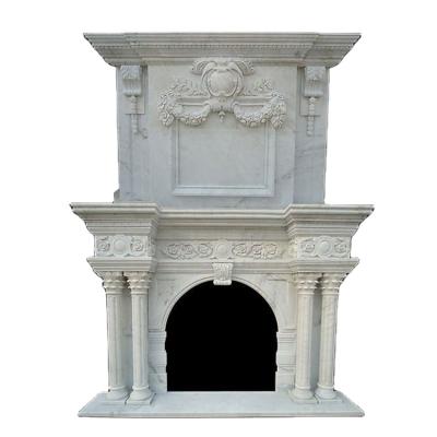 China Modern New Design Luxury Fireplace Mantels for sale