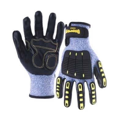 China Cut Protection Wholesale Custom TPR Mechanic Gloves Working Impact Resistant Safety Protective Hand Cut Resistant Gloves for sale