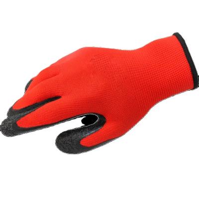 China Anti-slip nylon PU Gloves Polyurethane Palm Fit Safety work Gloves for Work for sale