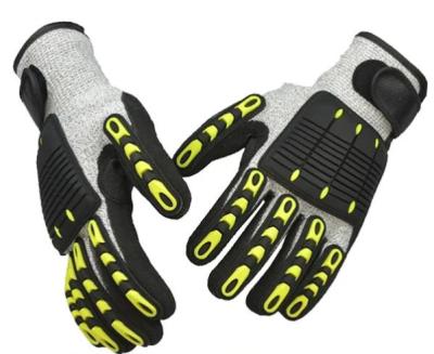 China Anti-Impact Portable Premium Durable Material Construction Working Impact Safety Gloves for sale