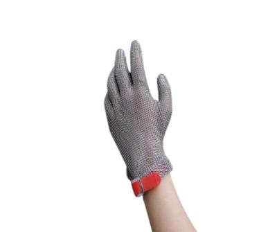 China Hand Protection Safety Wire Mesh Cut Resistant Stainless Steel Gloves for sale