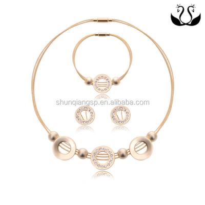 China Yiwu Stainless Steel Factory Hot Sale Women Jewelry Set With Many Stock for sale